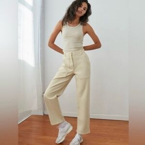 Aritzia Wilfred Women's Utility Pear Sorbet Cargo Pants Size 6 New Loose Fit